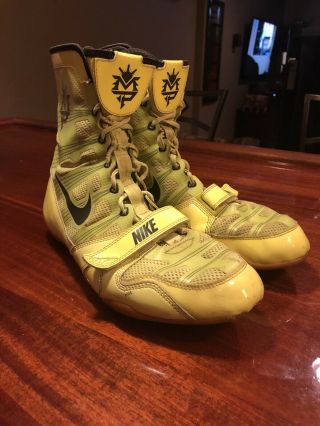 Nike Hyperko Boxing Shoes - Volt Green Size 11 Pre - Owned Rare