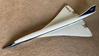 Rare 1960s Westway Boac Concorde 1/72nd Scale Travel Agent’s Fibre Glass Model