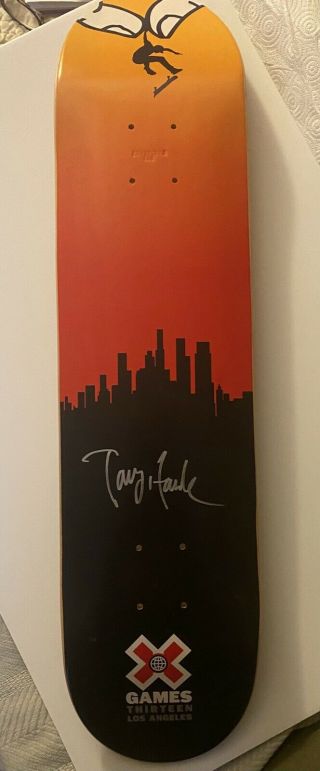 Rare Xgames Thirteen Tony Hawk Signed - Autographed Skate Deck.