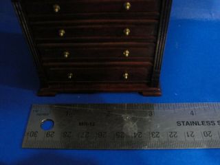 Dollhouse 6 - drawer chest X - acto Coronation series rare from 1970 ' s 1/12 3