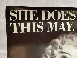 Madonna Vintage Very Rare Truth Or Dare Canada Promo Poster 3