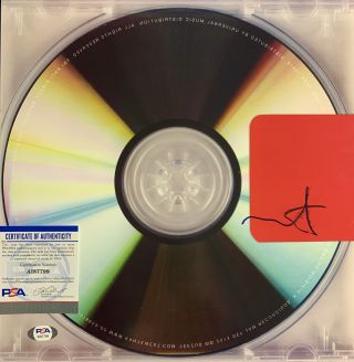 Kanye West Signed Vinyl Psa/dna Yeezus Album Lp Record Rare