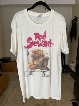 Vintage 1989 Rod Stewart Out Of Order Concert T Shirt Tour Xl Xlarge 80s Rare