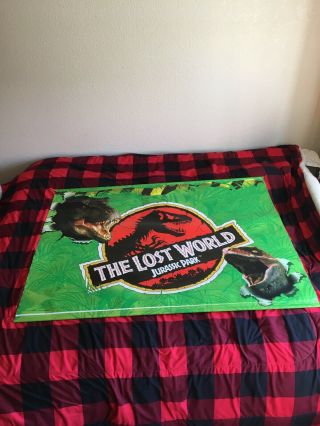 Jurassic Park The Lost World Movie Banner Poster 1997 Rare 48x45 Double Sided