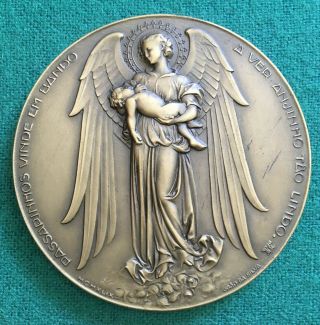 Antique And Rare Bronze Medal Made By João Da Silva,  1949