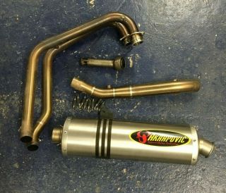 Bmw F800 S St Akrapovic Road Legal Full Exhaust System 2006 - 2011 Rare
