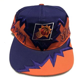 Vtg Rare Phoenix Suns Nba Drew Pearson Graffiti Style Snapback Hat 90’s