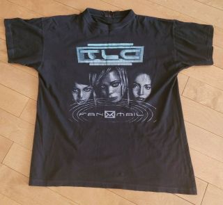 Rare Vintage 90s Tlc T Shirt Fanmail Left Eye Rap Hip Hop R&b Xxl 2pac Biggie