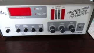 Ramsey Fm100bwt Pro Fm Transmitter Rare 1 Watt Version For Church Home