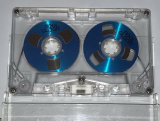Reel Cleer tape Cassette vintage Blue metal reels Blank Greatest Hits Rare 2