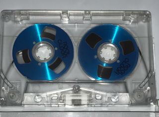 Reel Cleer tape Cassette vintage Blue metal reels Blank Greatest Hits Rare 3