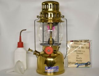 RARE Vintage Optimus 930 250/300 C.  P.  Brass Kerosene Lantern Zimbabwe 2