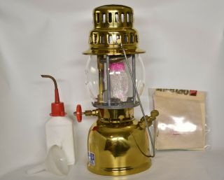 RARE Vintage Optimus 930 250/300 C.  P.  Brass Kerosene Lantern Zimbabwe 3