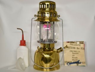RARE Vintage Optimus 930 250/300 C.  P.  Brass Kerosene Lantern Zimbabwe 4