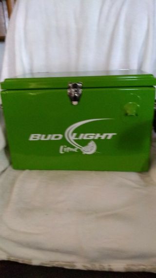 Rare Promotional Bud Light Lime Beverage Drink Beer Cooler Budweiser 18x9.  5x12