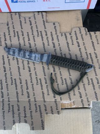 Strider Knife BT Green Cord Wrap Rare 2