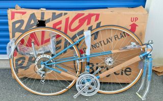 Rare Old Stock 1981 Vintage Raleigh Record Mixte 10 Speed Bike Nos