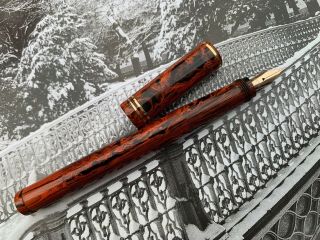 Vintage Rare French Export 1920 Art Deco Wahl Eversharp Rmhr Safety Fountain Pen