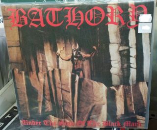 Bathory - Under The Sign Of Black Mark,  Rare South Korea Lp Reissue 1993,  Vinyl