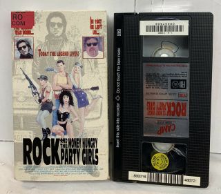 Rock And The Money Hungry Party Girls Vhs Rare Camp Video Violence Sov Obscure