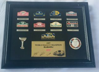 1997 11 Rare Badges World Rally Championship Subaru Colin Mcrea Liatti Eriksson