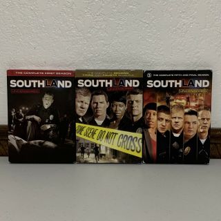 Southland Dvd Complete Series Season 1 - 5 1,  2,  3,  4,  5 - Rare/oop Ben Mckenzie