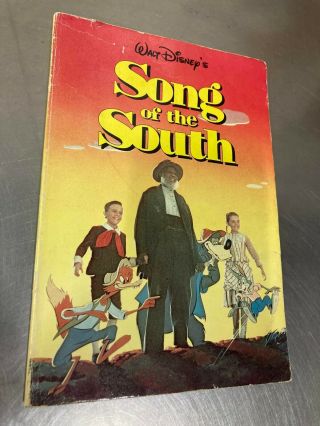 Song Of The South Rare 1986 Paperback Book By Walt Disney -