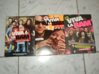 Viva La Bam The Complete Series Dvds Season 1 - 5 1 2 3 4 5 Bam Margera Mtv Rare