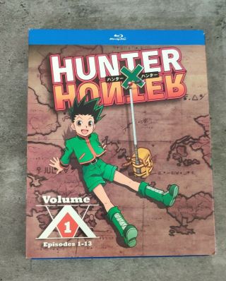 Hunter X Hunter Set 1 (blu - Ray,  2 - Disc Set,  2016) With Slipcover - Rare