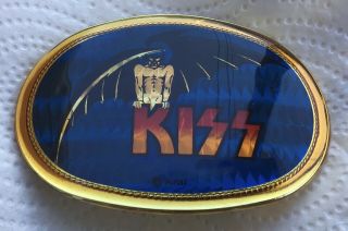 Vintage & Rare Pacifica 1970s Aucoin Mgt (1978 Kiss Gargoyle Belt Buckle)