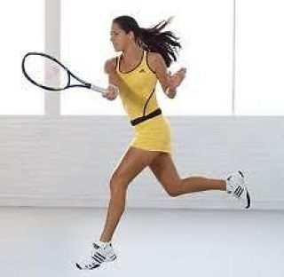 Adidas Yellow Ana Ivanovic Tennis Dress Xs Ric Rac Gorgeous Rare