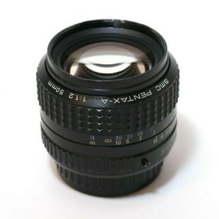 Smc Pentax - A 50mm F/1.  2 F1:1.  2 K Lens - Rare