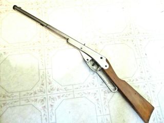 Vintage & Rare Daisy Chrome (nickel) No.  102 Model 36 Bb Gun Rifle (500) Shot
