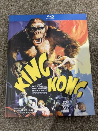 King Kong (blu - Ray Disc,  2010) 1939 Rare Oop Digibook