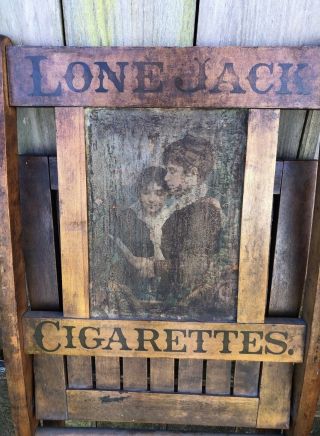 Rare Lone Jack Cigarettes Folding Advertising Chair,  Trade Sign, 6