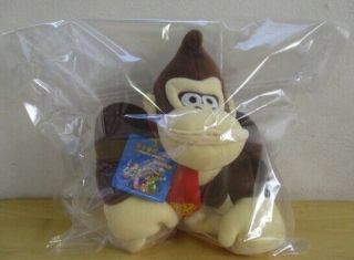 Rare 2003 Donkey Kong Vintage Plush Doll 20cm Nintendo Game Japan Nes