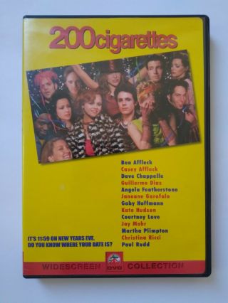200 Cigarettes (dvd,  1999) Rare Insert