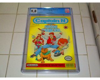 Captain N Game Master 1 Cgc 9.  8 Highest Graded Very Rare Valiant Book Nintendo