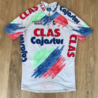 Clas Cajastur Colnago Mavic Etxe Ondo RARE vintage cycling jersey size XL 2