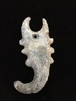 Important Rare Ancient Mimbres Stone Fetish Circa 1200 Ad Scorpion