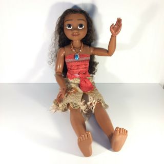 Disney Princess My Size Moana Doll Large 32” Posable Rare Jakks Pacific 32 Inch