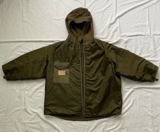 M - 1948 M48 Fishtail Parka Liner.  Alpaca Wool,  Size Large.  Rare.  Immaculate M51