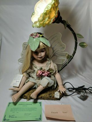 Diantha 21 " Vintage Rare Duck House Heirloom Porcelain Doll Fairy Lamp