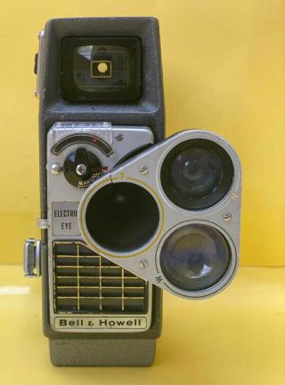 Antique Rare Old Vintage Movie Display Film Camera 8mm Bell And Howell C.  1958