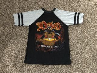 Vintage DIO The Last in Line 1984 Tour Shirt Large Concert Rare 2