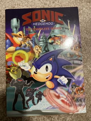 Sonic The Hedgehog - The Complete Series (dvd,  2007,  4 - Disc Set) Htf Rare Oop
