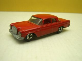 Bulgarian Matchbox Mercedes 300 Se Red With Red Interior Very Rare
