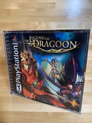 Legend Of Dragoon - - Black Label - - Complete 1 2 3 4 Disc - - Rare - Playstation1