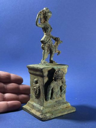 Very Rare - Large & Heavy Ancient Roman Bronze Period Statue - Circa 200 - 400 Ad