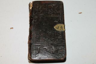 Rare German Prayer Book Printed In 1705 Hymnal One Of Kind Leather Book Hymns